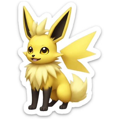 Jolteon-Umbreon full body sticker
