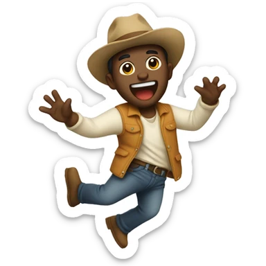 Chico sacando mocos sticker