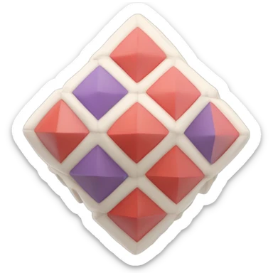 Icosahedron sticker