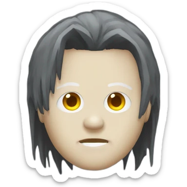 Micheal Myers as a 2000s teen emo kid sticker