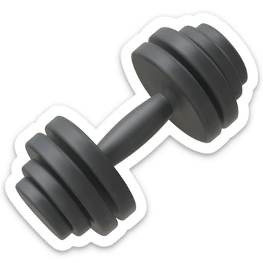 dumbbell sticker