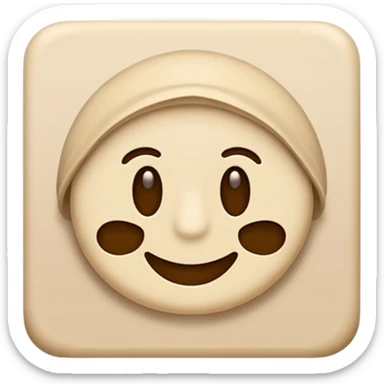 Sand colored emojis visualizing daily planning on an iPad  sticker