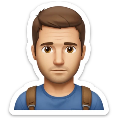 nathan drake uncharted 4 sticker
