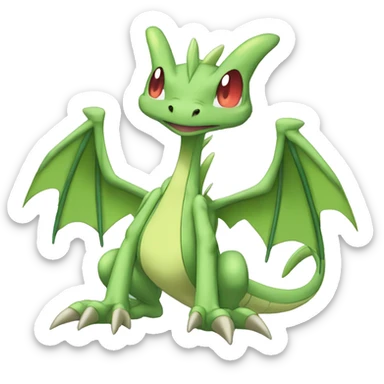  Cool Edgy Scyther-Grovyle-Flygon-Fakemon full body sticker