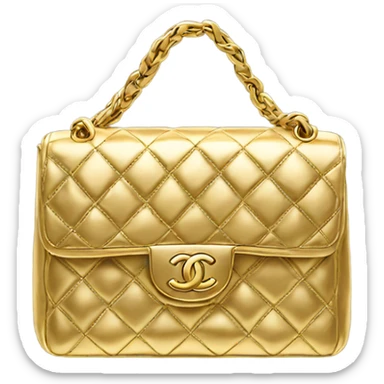 Chanel bag - gold sticker