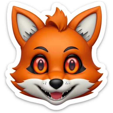 FNAF FOX'ta sticker