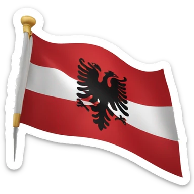 Albanian Dardania flag sticker