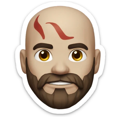 Kratos the god of sparta  sticker