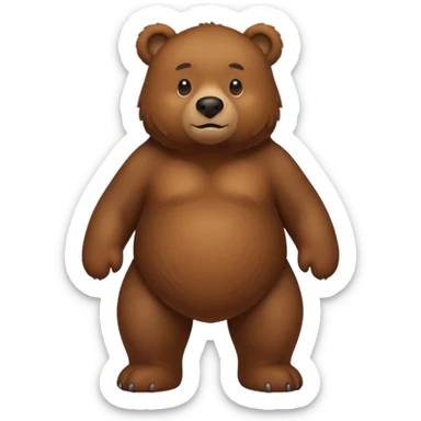 bear animal sticker