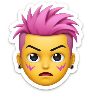 Punk culture sticker