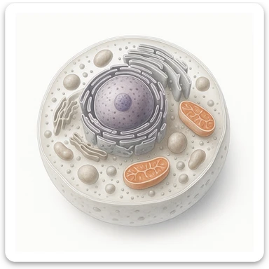 A highly detailed, scientifically accurate of a biological topics, on a white background, ultra-realistic 3D illustration.  The style should be clean lab-textbook style with subtle shadows and depth. Microscope-like precision, no artistic stylization. sticker