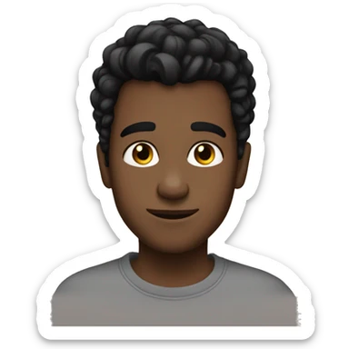 thi irl just add black middle hair sticker