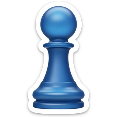 Chess pawn sticker