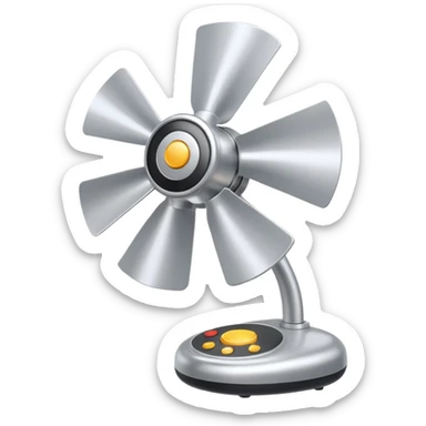 Spinning Fan Air sticker