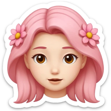 i want from powerpuff girls the blossom with this 🥹 expression sticker