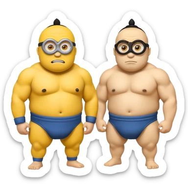 minions SUMO sticker