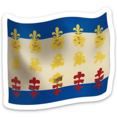 Franche comté flag sticker