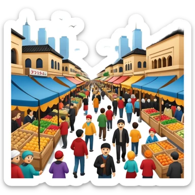 create me a 1920x1080 special market sticker