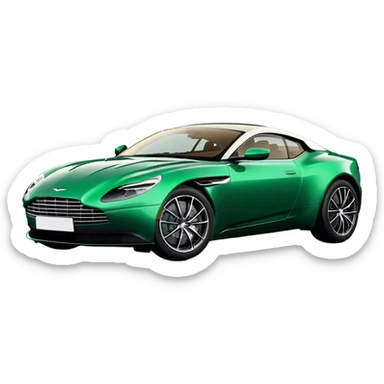 Aston Martin DB11 - Aston Martin (Model Year: 2022) (Iconic colour: Green) sticker