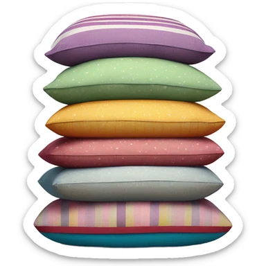 Giant fort of pillows sticker