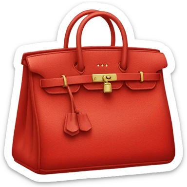 Birkin bag red sticker