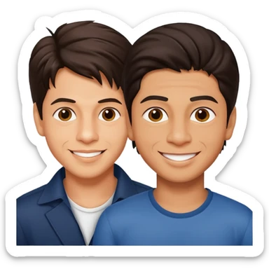 Shah Rukh Khan and Boy together sticker