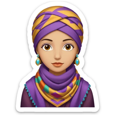 Young fortune teller – Colorful scarf






















 sticker