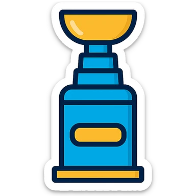 Stanley Cup trophy sticker
