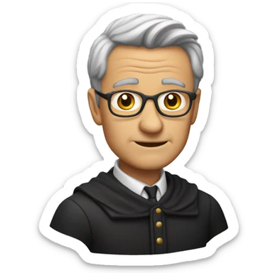 Homme 50 ans chauve sticker