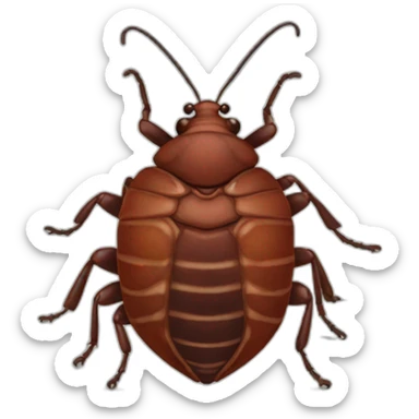 giant bedbug sticker