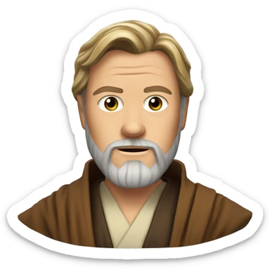 Obi-Wan Kenobi sticker