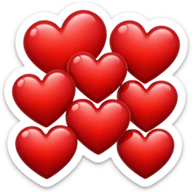 Muchos Corazones sticker