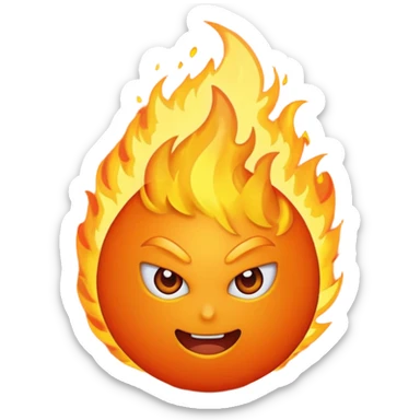 strike of fire sticker