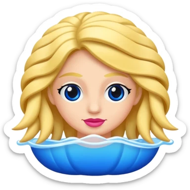 Crie uma rosa azul, com espinhos sem ser pessoas,  sticker