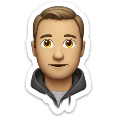 a man who lies sticker