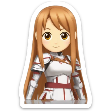 Asuna in sword art online sticker