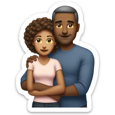 A grown women puts a grown man to sleepm sticker