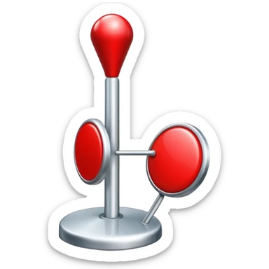 red location pin position marker sticker