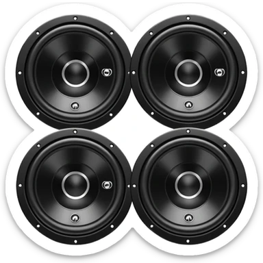 Rockville audio db11 subwoofers sticker