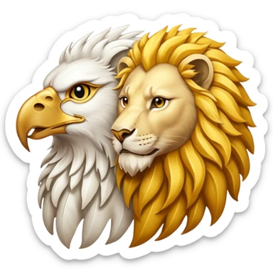 give me a symbol to combine my polish and macedonian roots that is simple and legible sticker