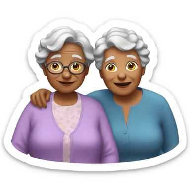 Granny with a friends sticker