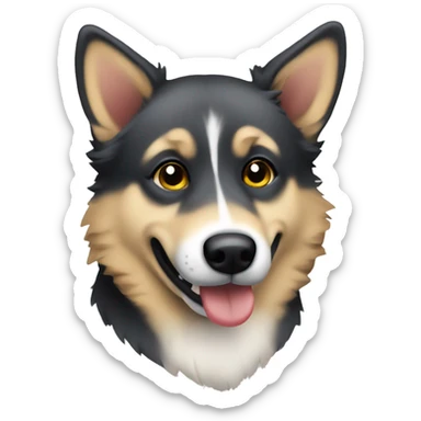 A drunk Swedish Vallhund sticker