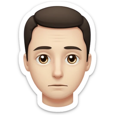 Con sueño triste 😞 sticker