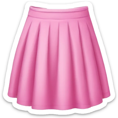 patel pink skirt sticker