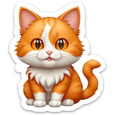 a super cute cat in Tom ang Jerry sticker
