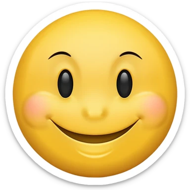 A smiley face between two legs looking forward sticker