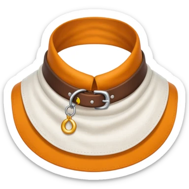 monk's collar sticker