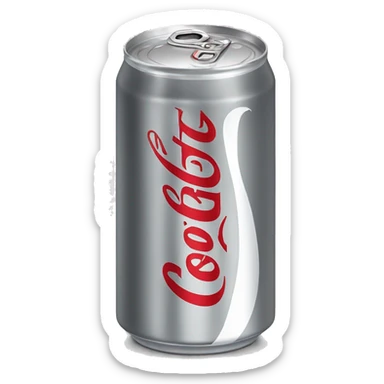 diet coke can sticker