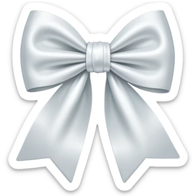 White bow 🎀 sticker