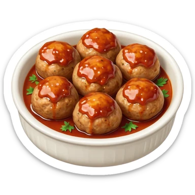 Polpette di tacchino al forno sticker